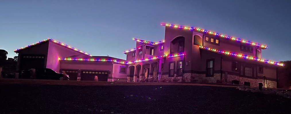 Outdoor Christmas Lights Installation Denver